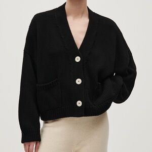 Babaa No. 22 cardigan in black